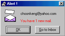 Notify you when you receive new email